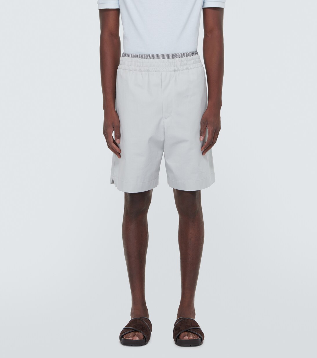 Bermuda-Shorts aus Baumwoll-Twill | Bottega Veneta