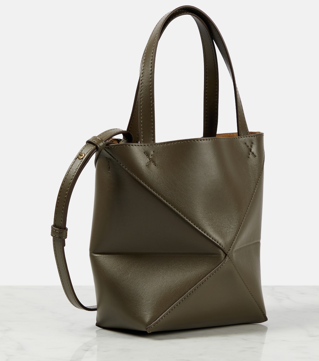 Borsa Puzzle Fold Mini in pelle | Loewe