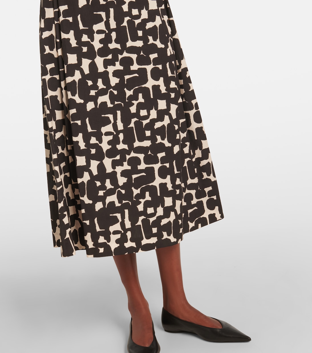 Callas printed cotton poplin midi dress | 'S Max Mara