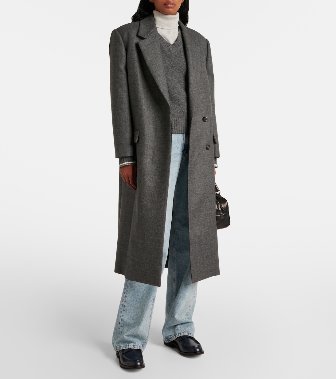 Mocassini in pelle con monili | Brunello Cucinelli