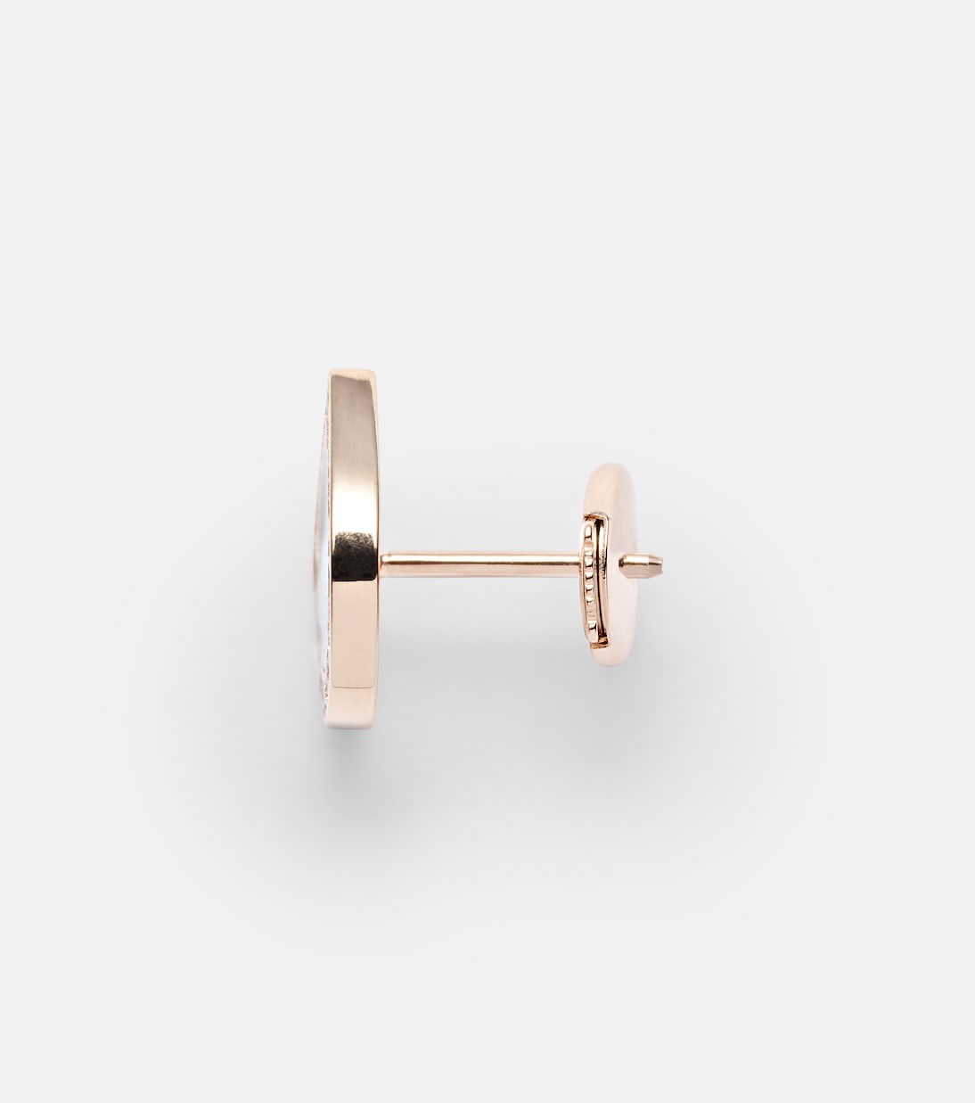 Boucle d'oreille unique Antifer en or rose 18 ct, turquoises et diamants | Repossi
