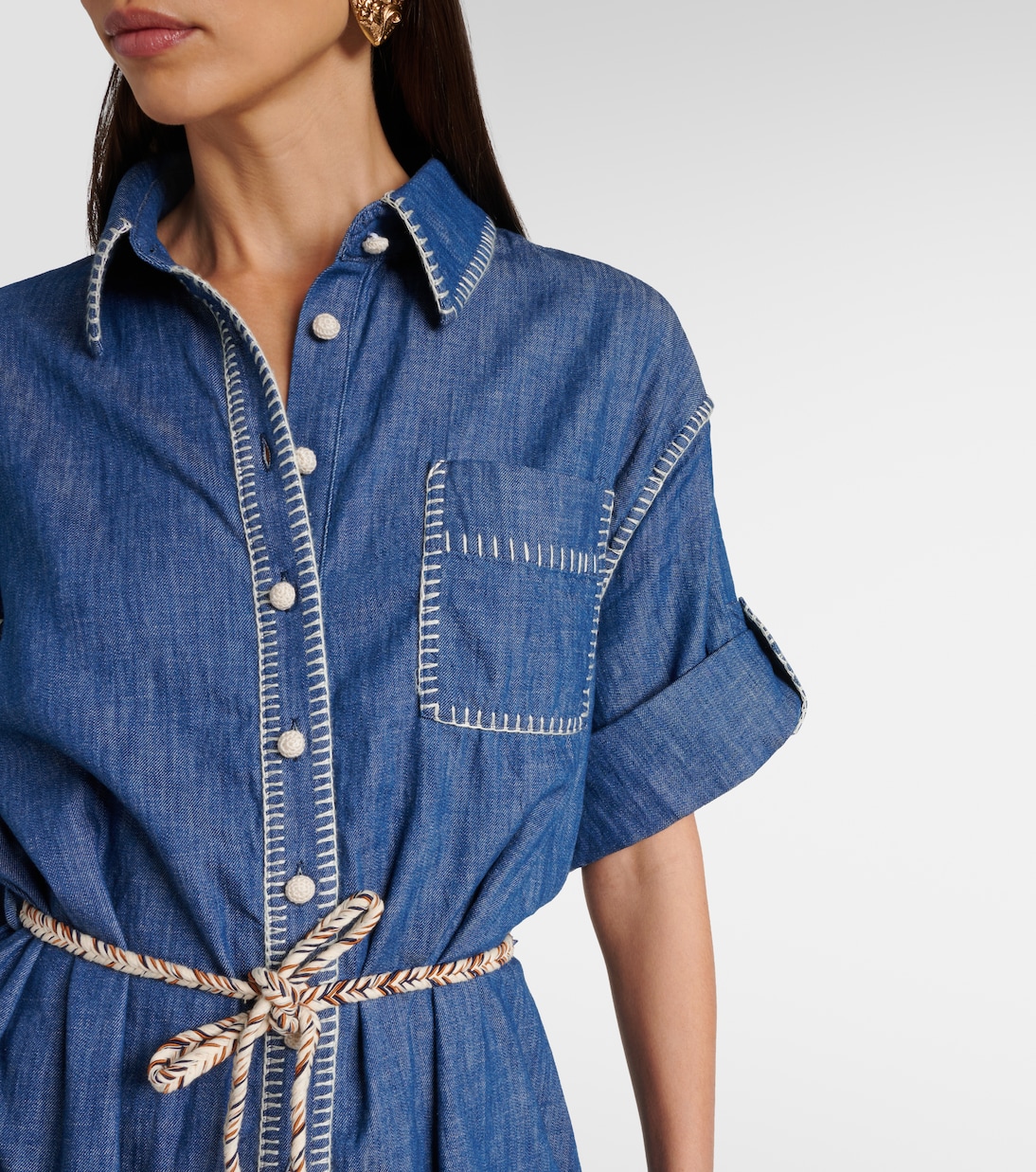 Hemdblusenkleid aus Denim | Zimmermann