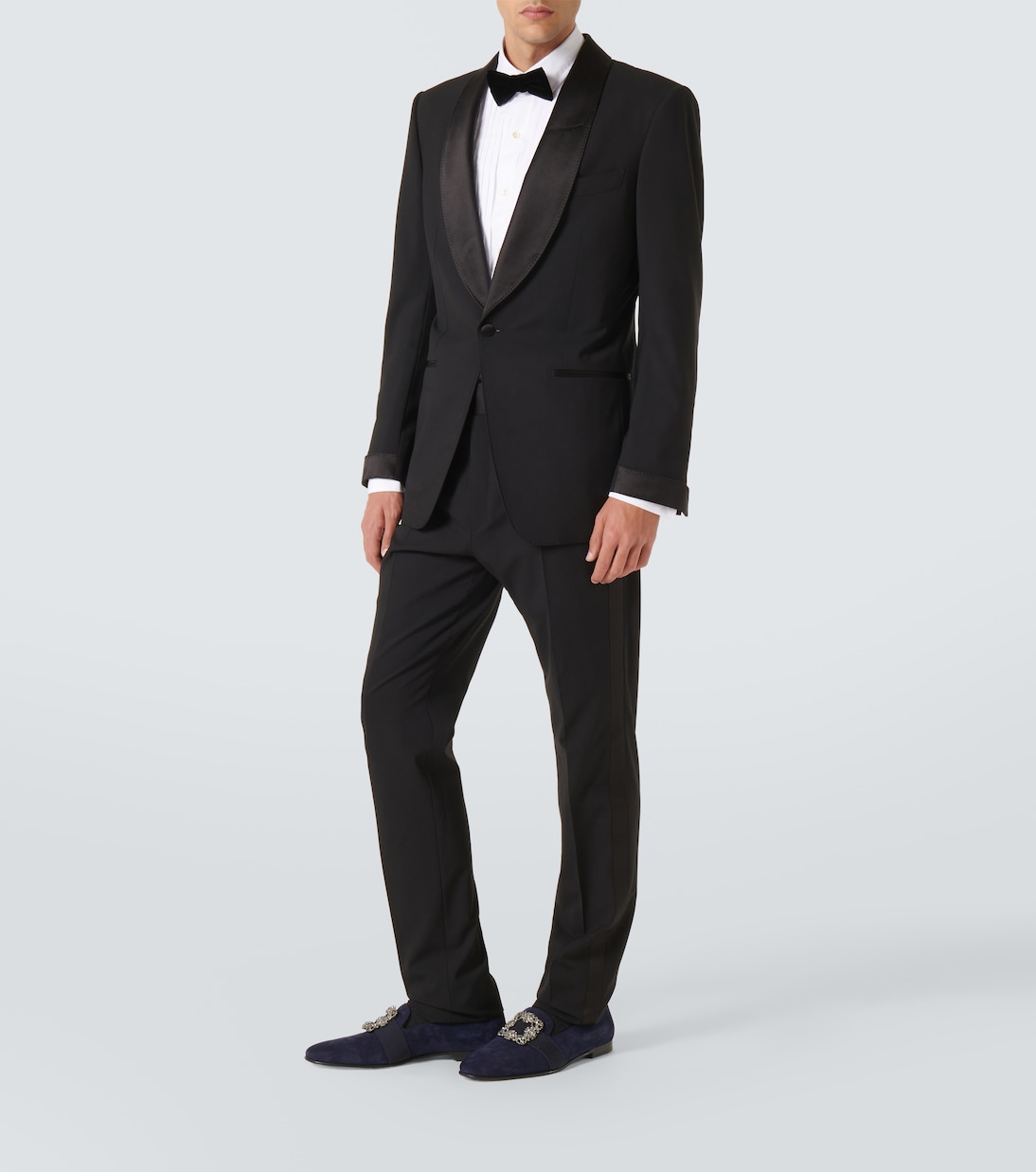 Verzierte Loafers Carlton aus Veloursleder | Manolo Blahnik