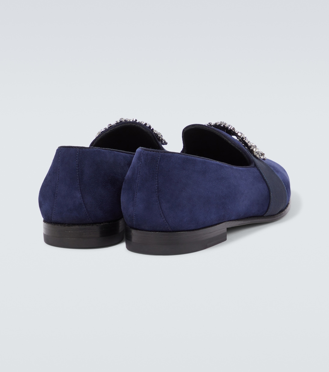 Verzierte Loafers Carlton aus Veloursleder | Manolo Blahnik