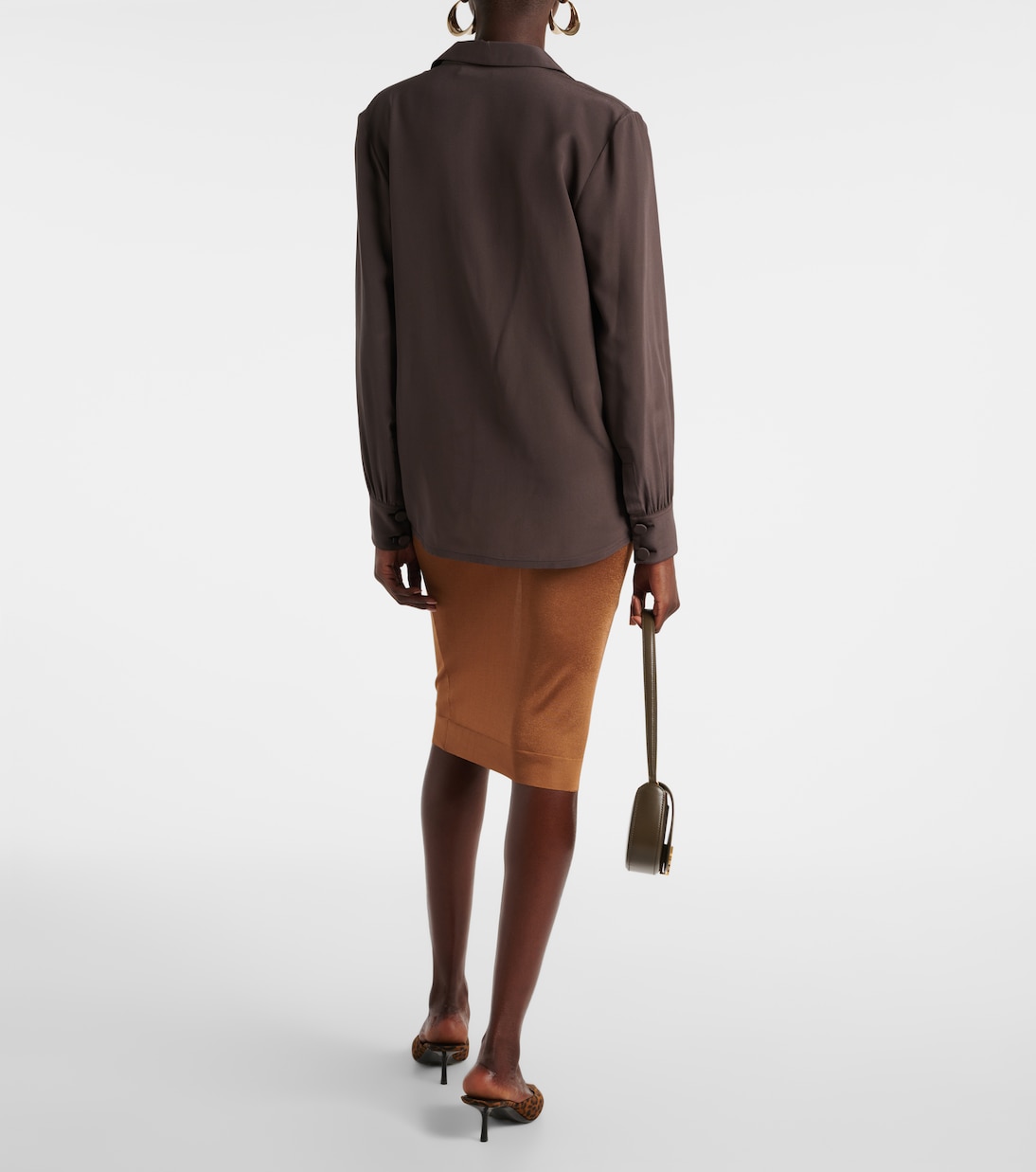 Camicia in raso | Saint Laurent