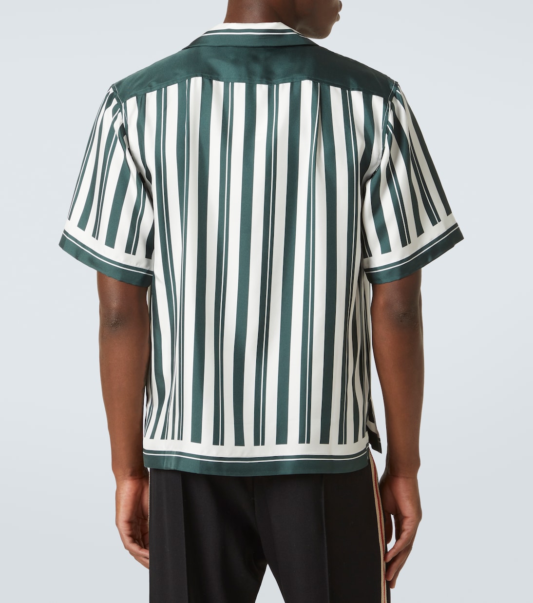 Camicia da bowling June in seta a righe | Wales Bonner