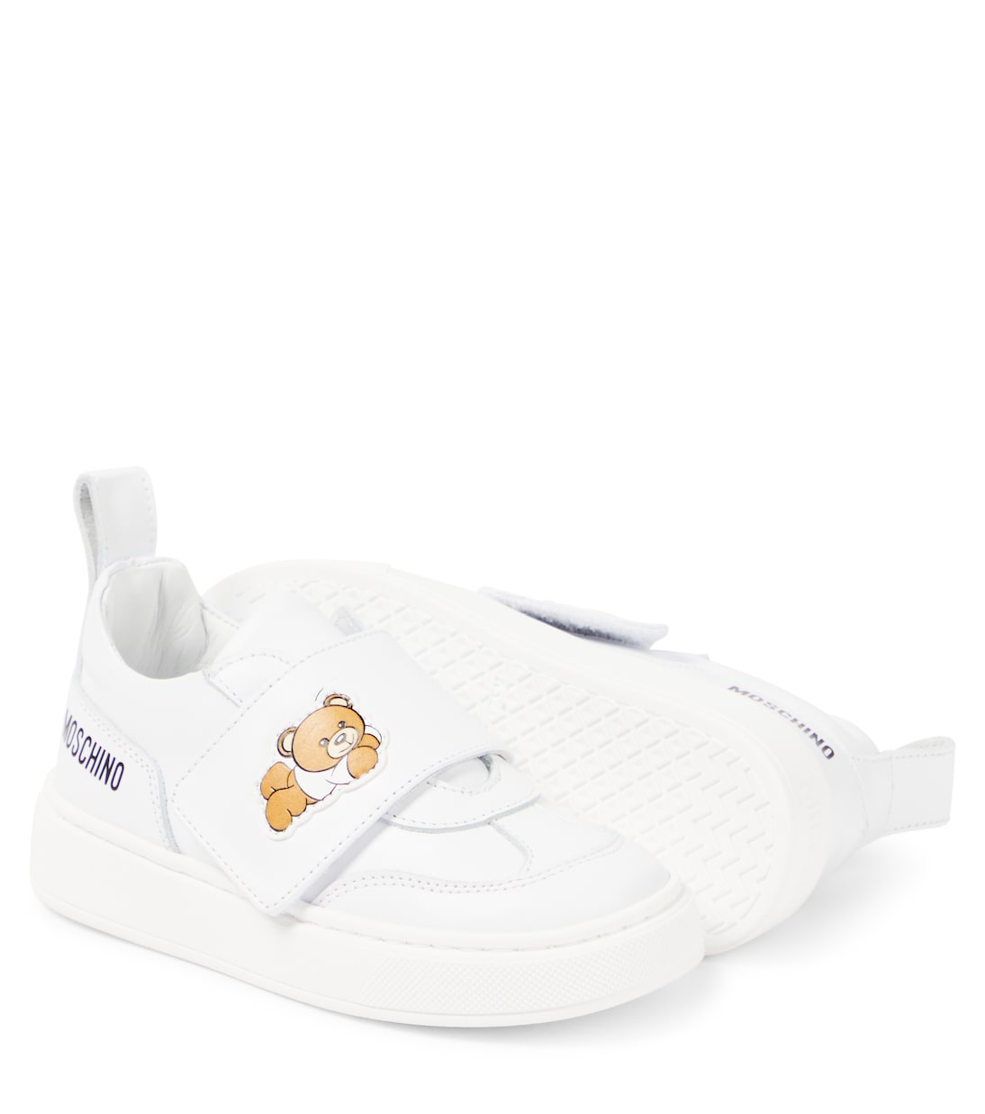 Sneakers Teddy Bear in pelle | Moschino Kids