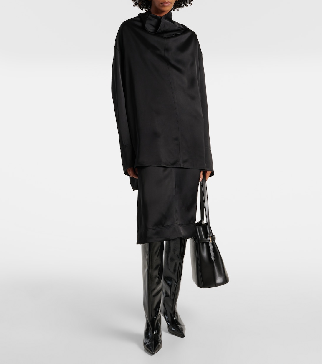 Bottes en cuir verni | Toteme
