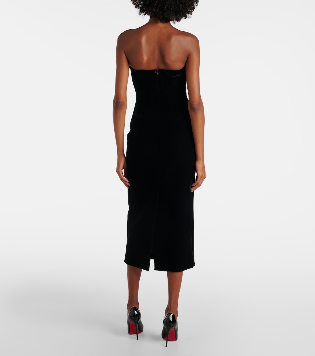 Abito bustier in velluto | Sportmax