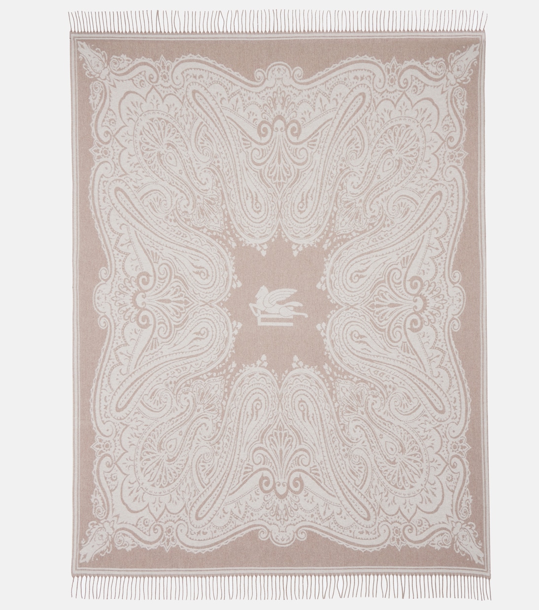 Alocasia fringed wool throw | Etro