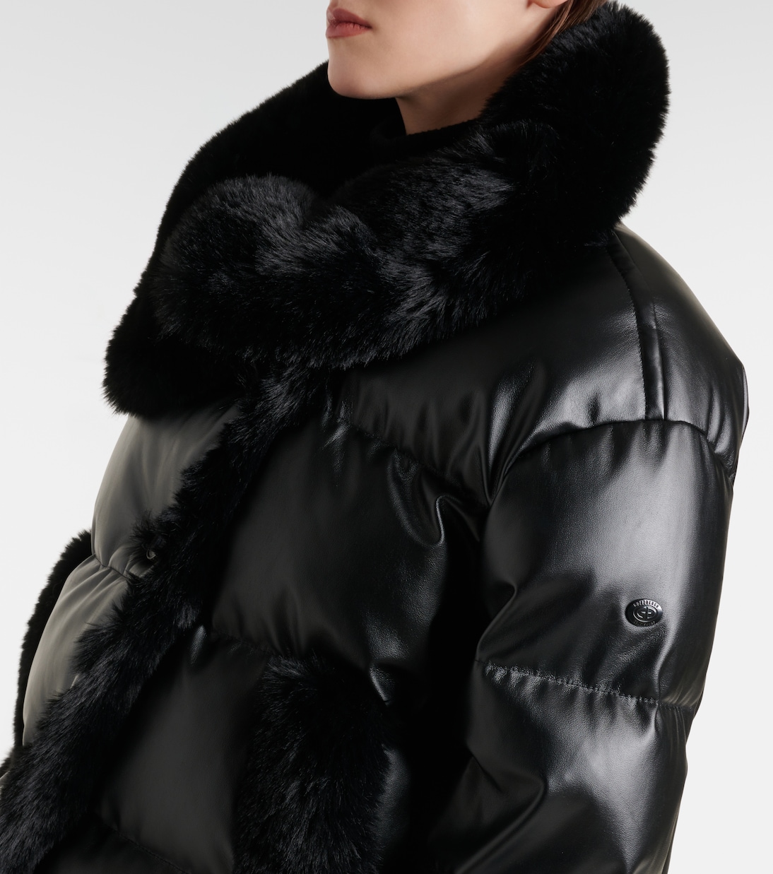 Chaqueta de plumas Solange con borrego sintético | Goldbergh