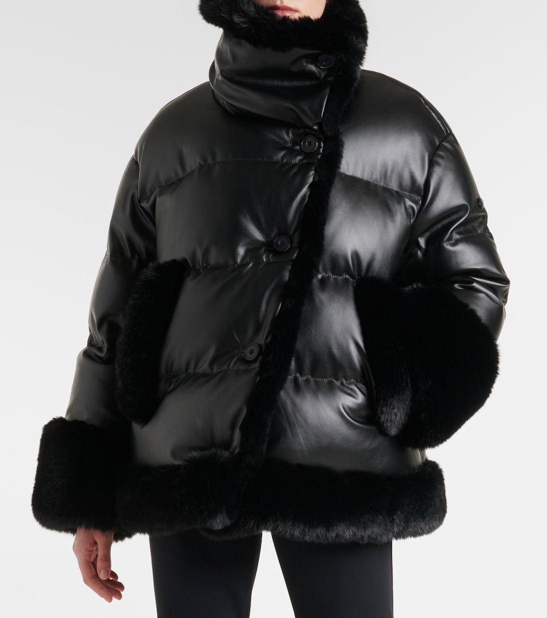 Chaqueta de plumas Solange con borrego sintético | Goldbergh