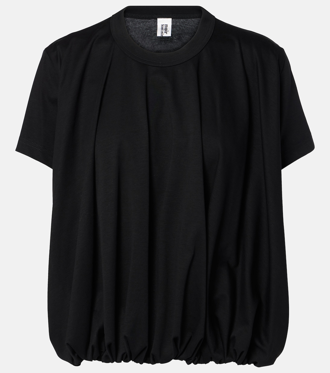 Top plisado de algodón | Noir Kei Ninomiya