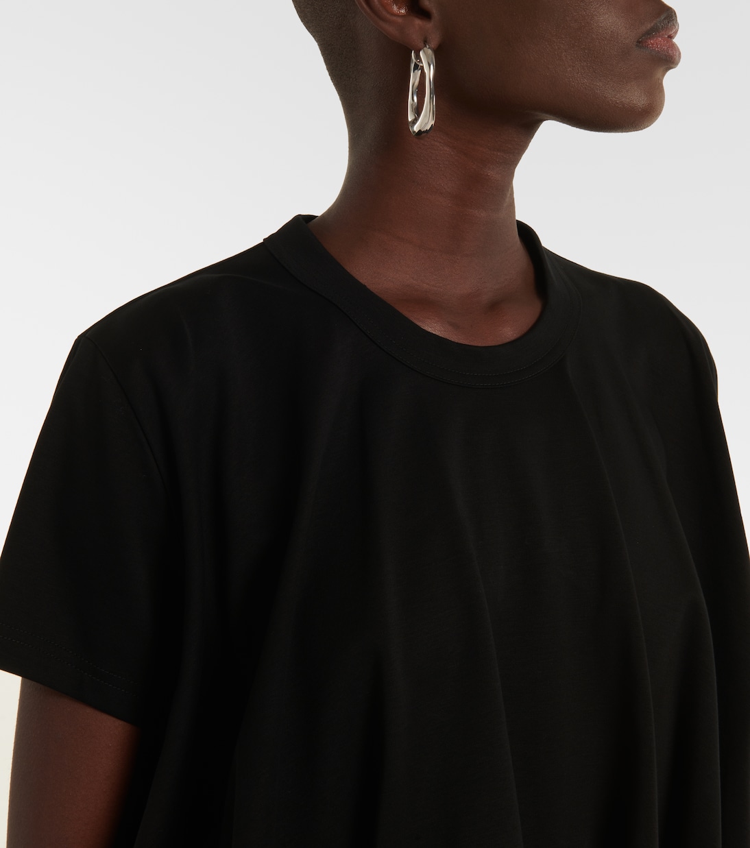 Top plisado de algodón | Noir Kei Ninomiya