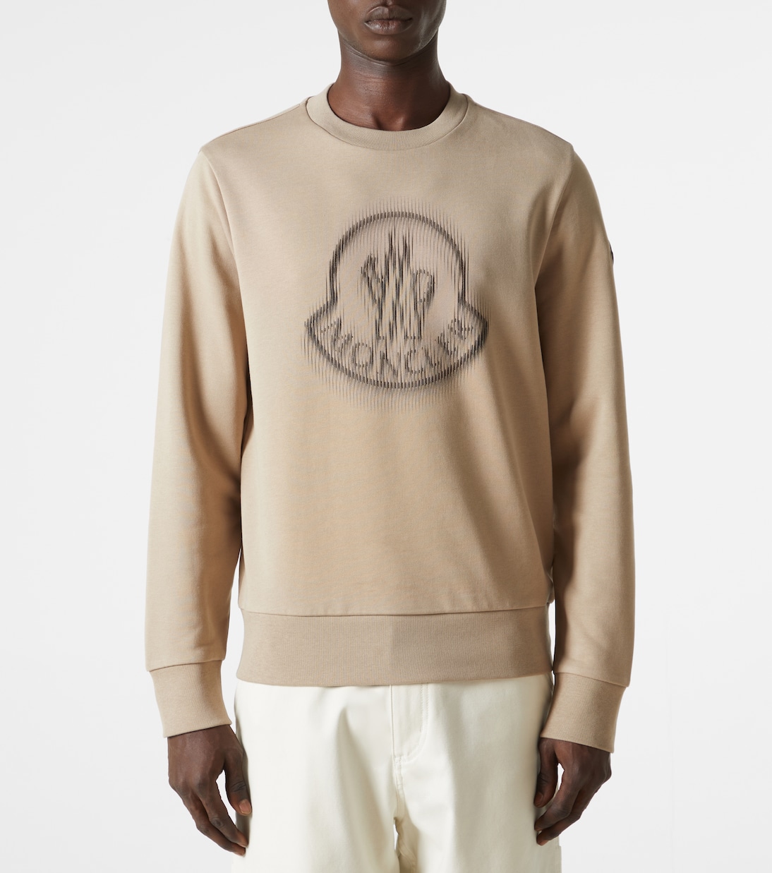Pullover in jersey di cotone con logo | Moncler