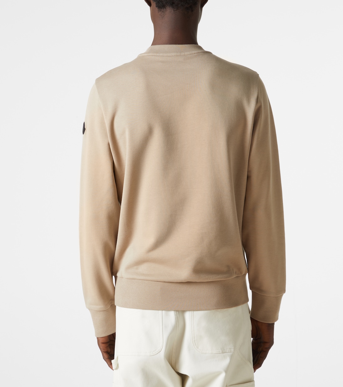 Pullover in jersey di cotone con logo | Moncler