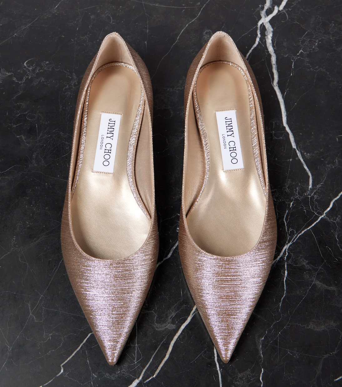 Bailarinas Love con glitter | Jimmy Choo