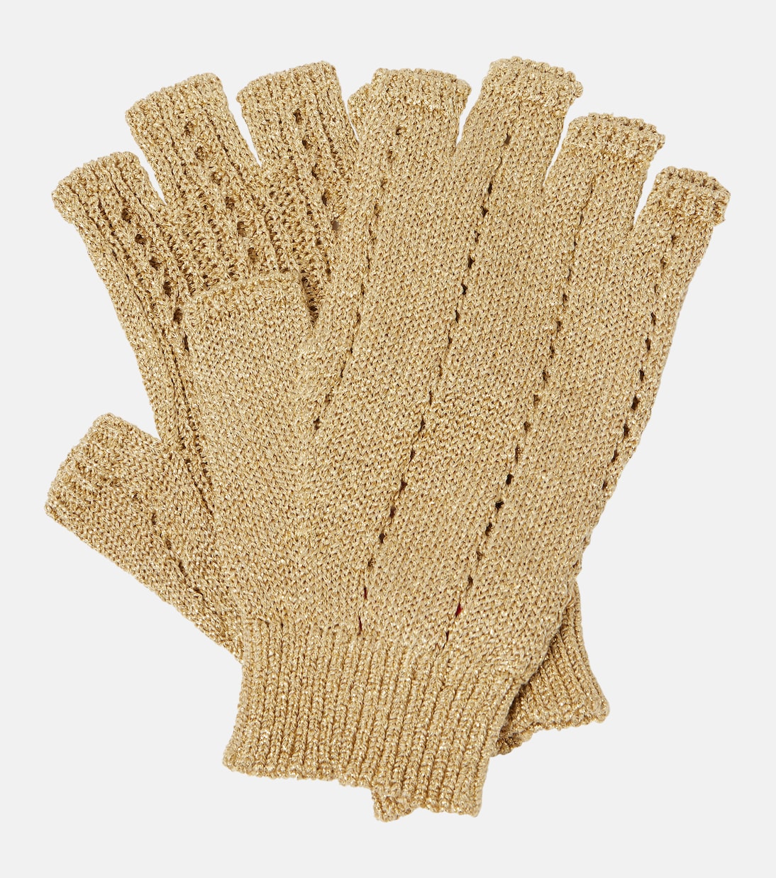 Knitted fingerless gloves | Valentino Garavani