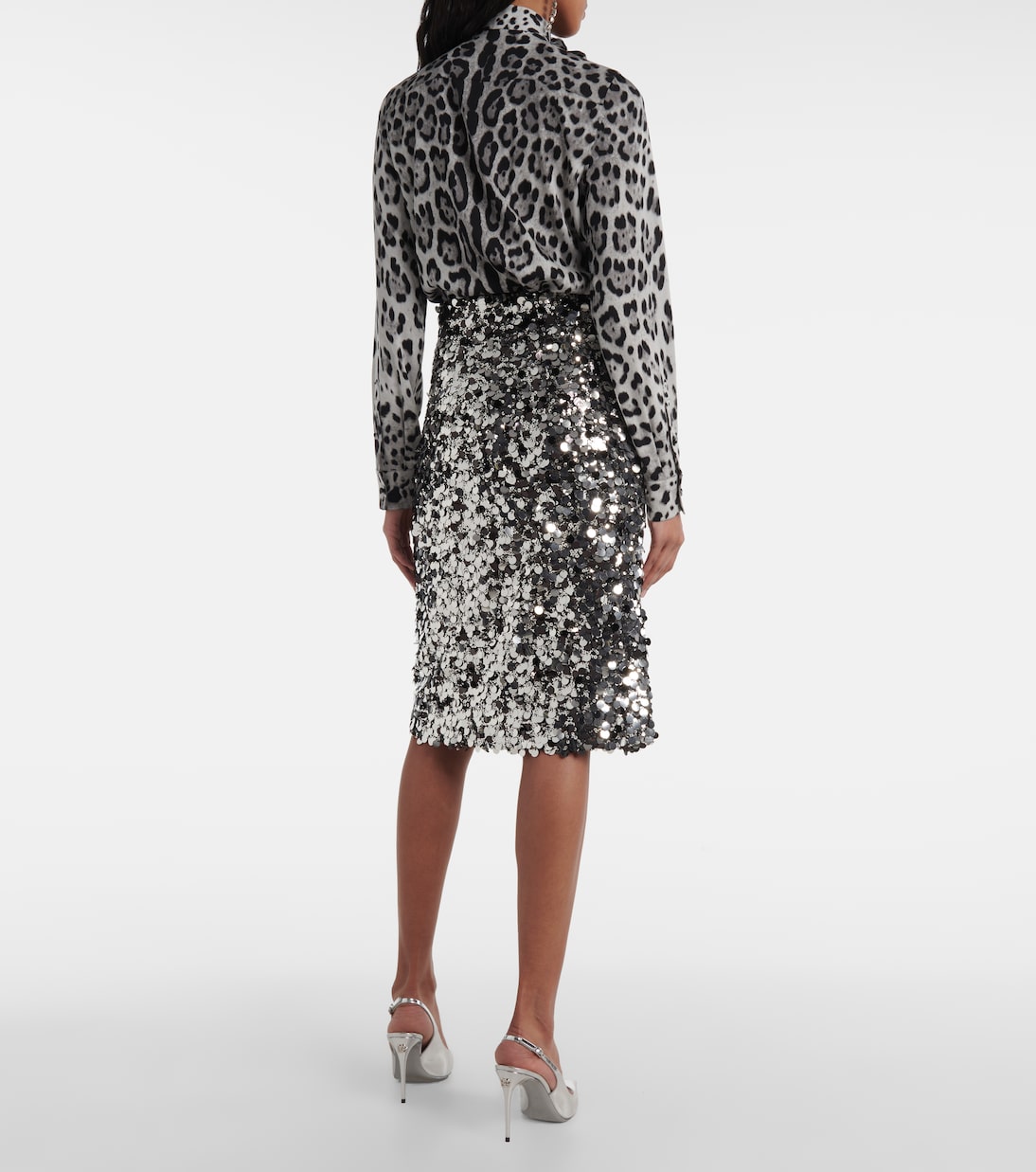 Jupe midi à sequins | Dolce&Gabbana