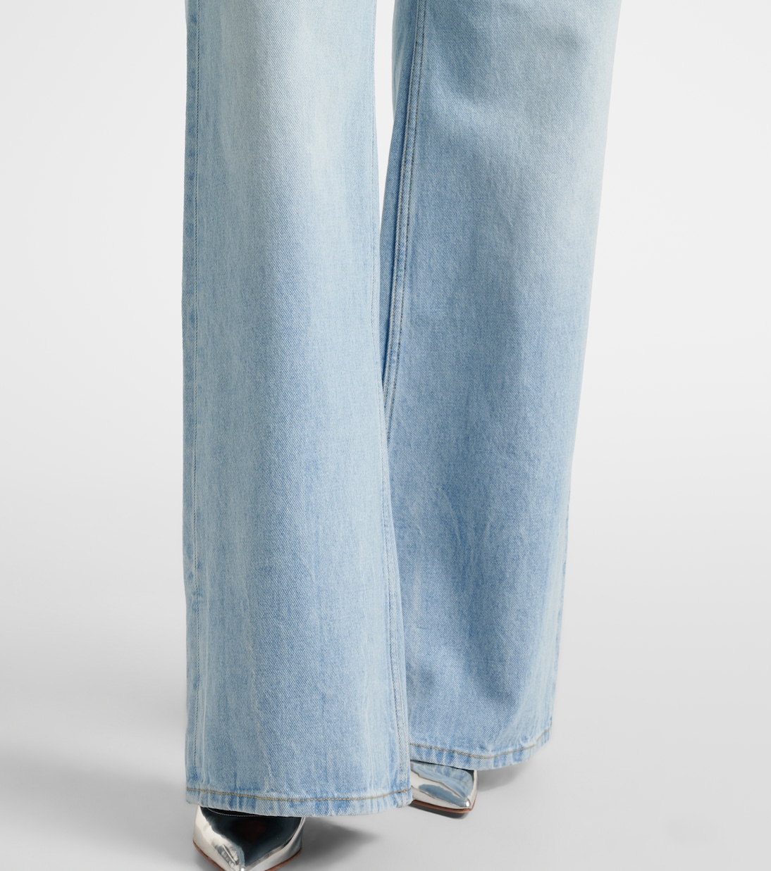 Jeans a gamba larga metallizzati | Rabanne