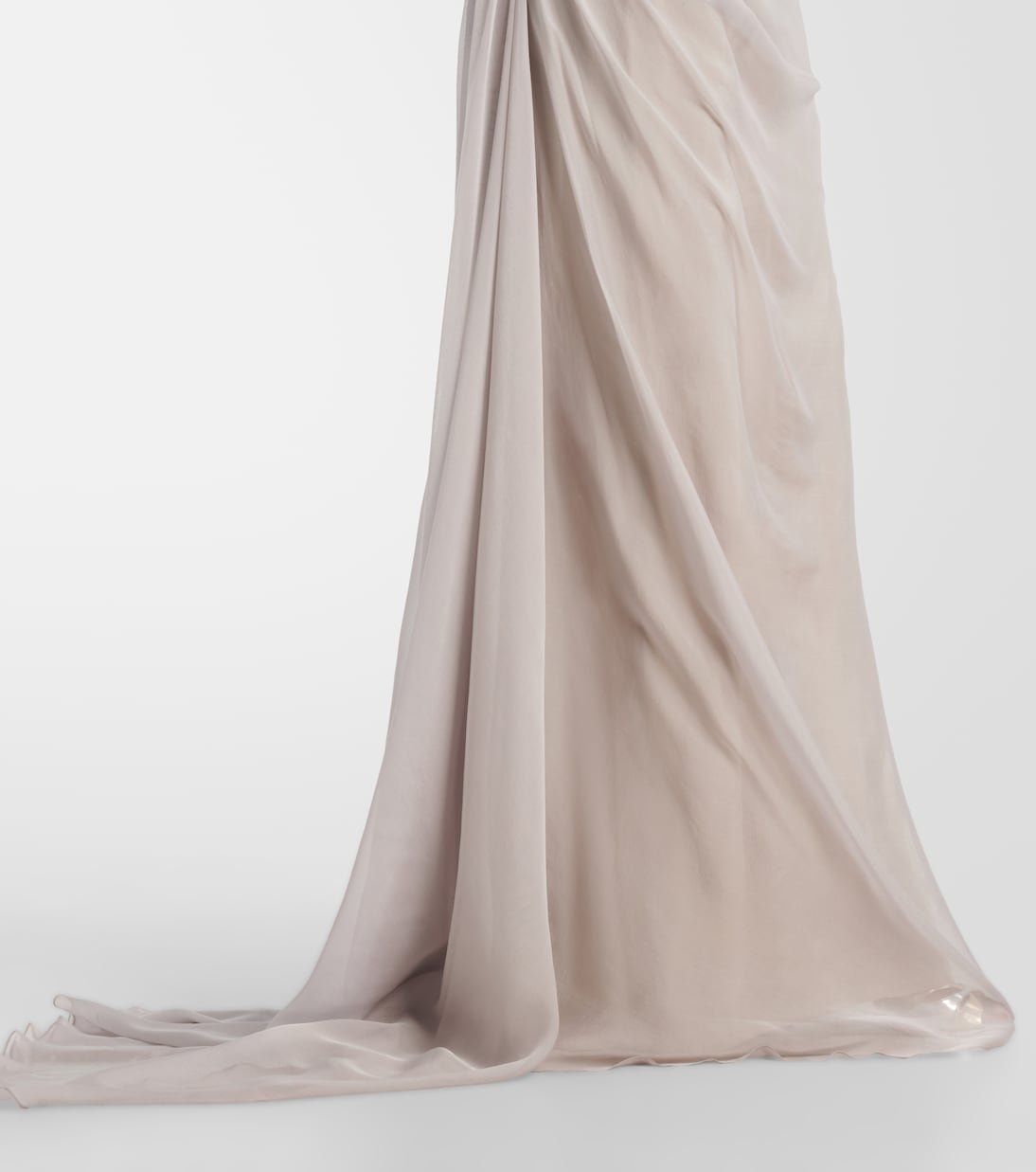 Off-Shoulder-Robe aus Seide | Marmar Halim