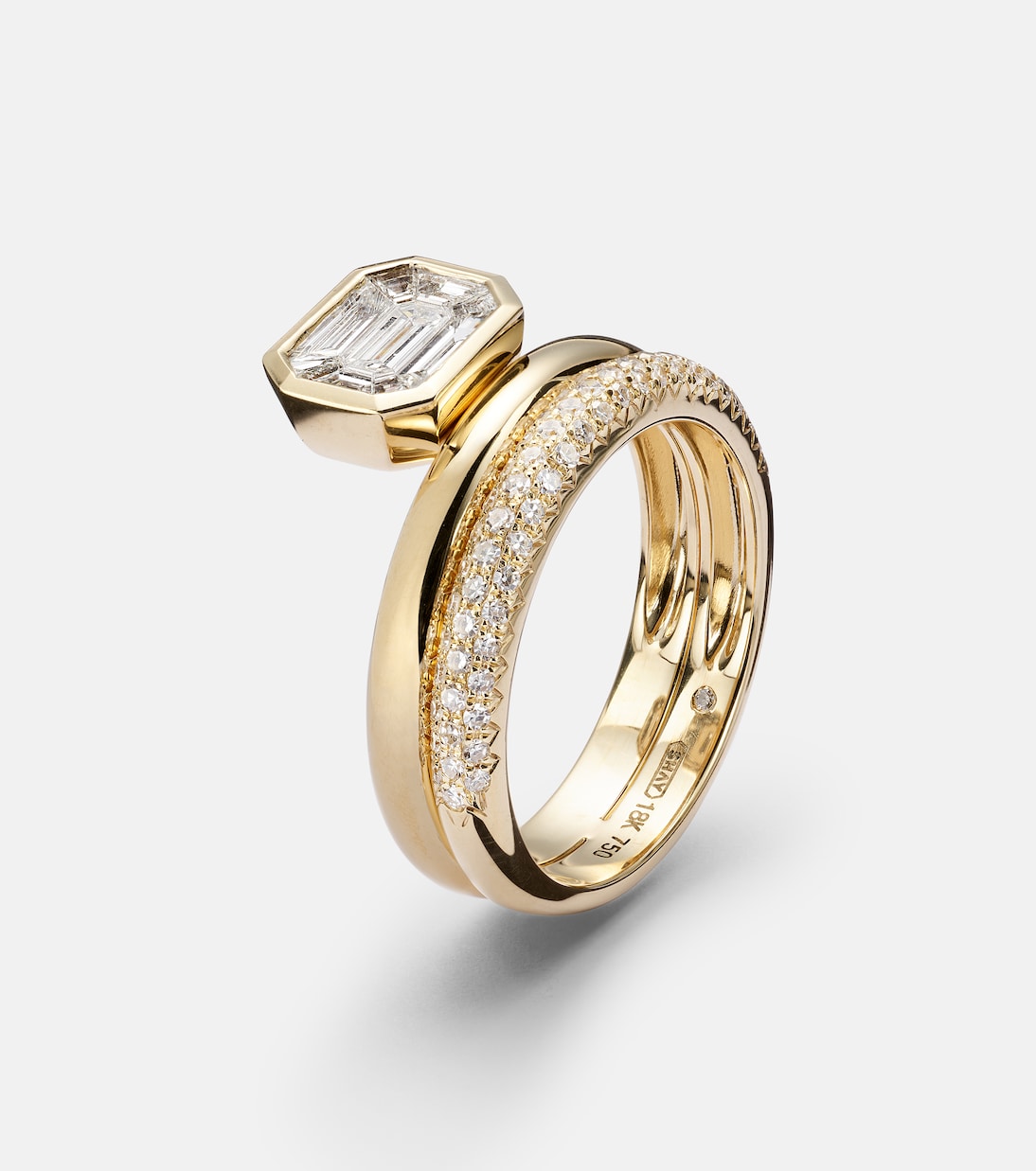 Anello in oro 18kt con diamanti - Gioielli Shay per giovani eleganti