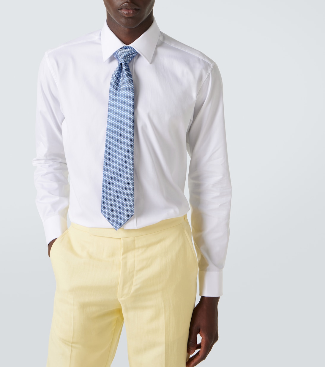 Camisa de piqué de algodón | Charvet