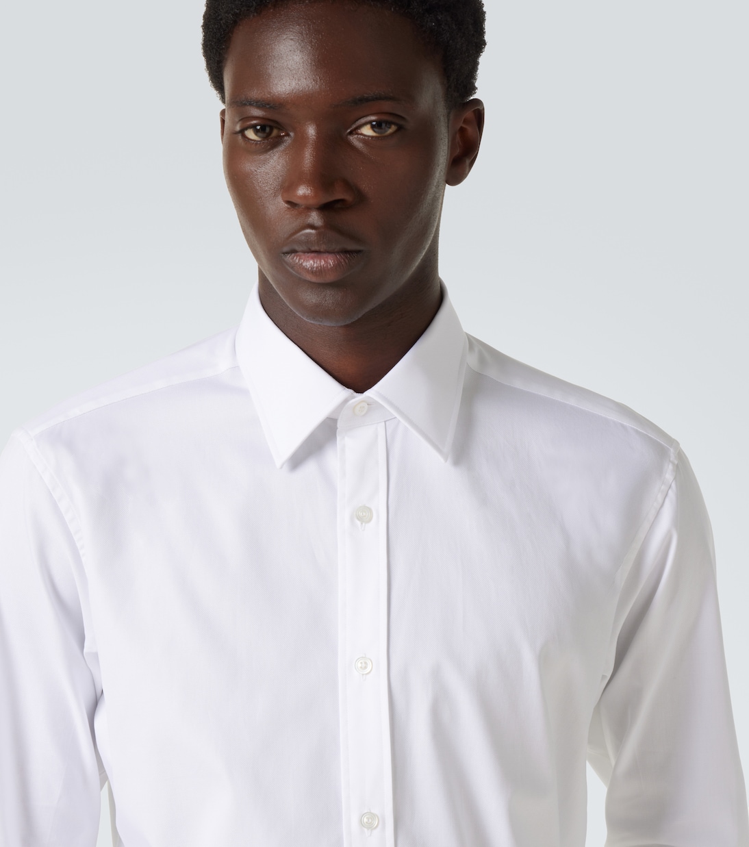 Camisa de piqué de algodón | Charvet