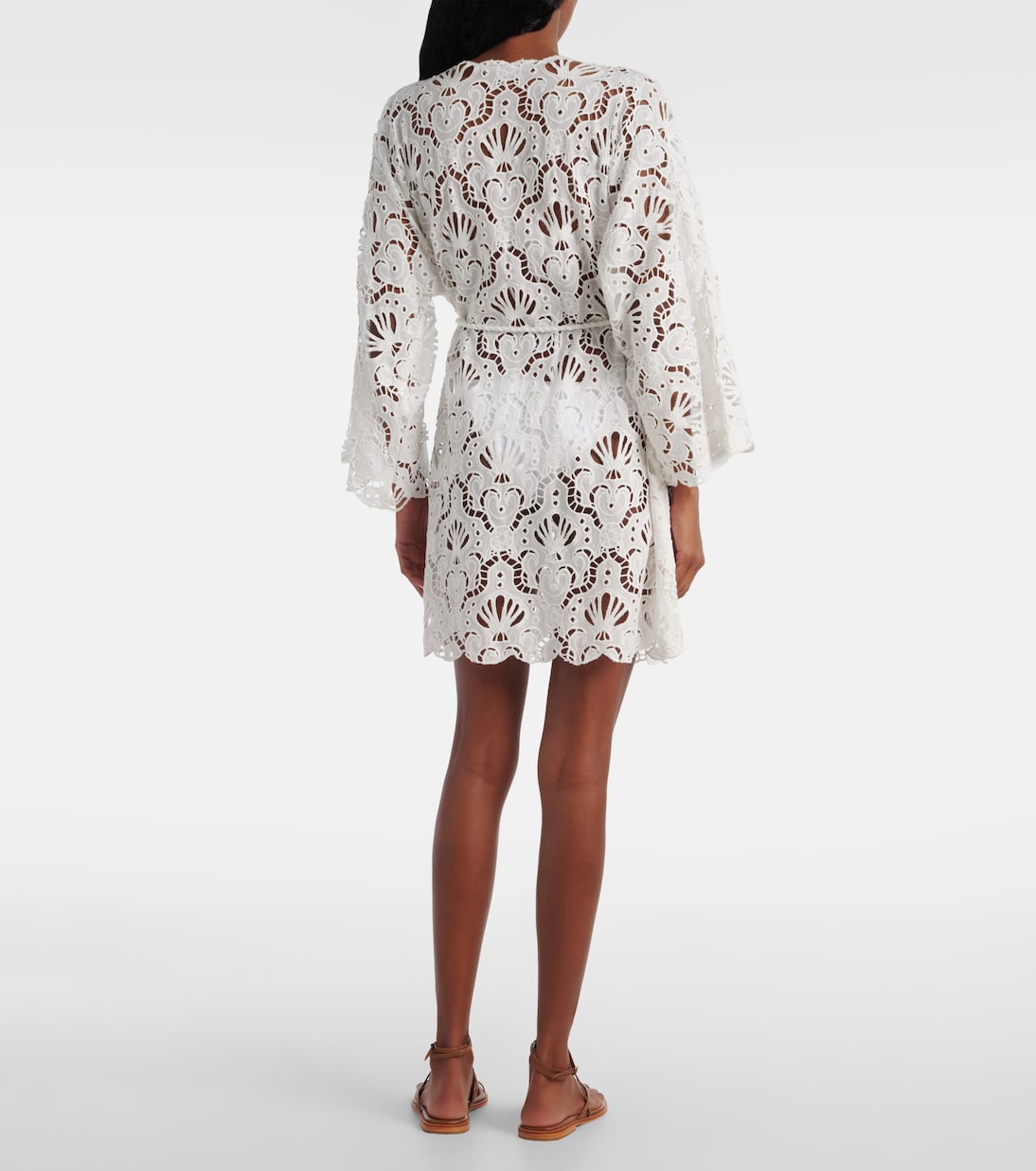 Vestido de playa Seashell de bordado inglés | Farm Rio