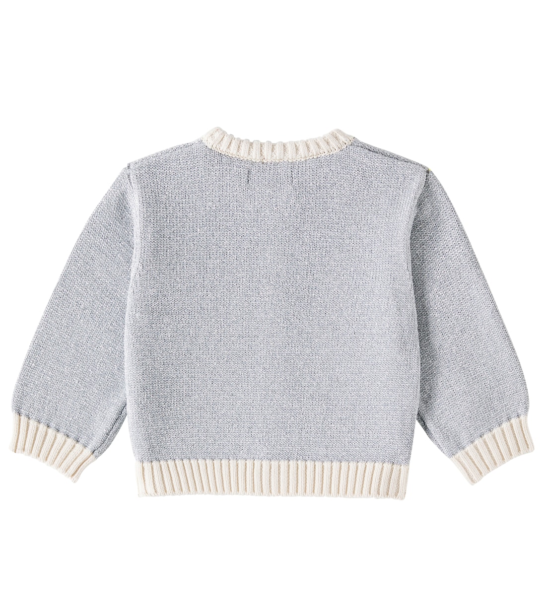 Baby - Cardigan lamé di misto cotone | Tinycottons