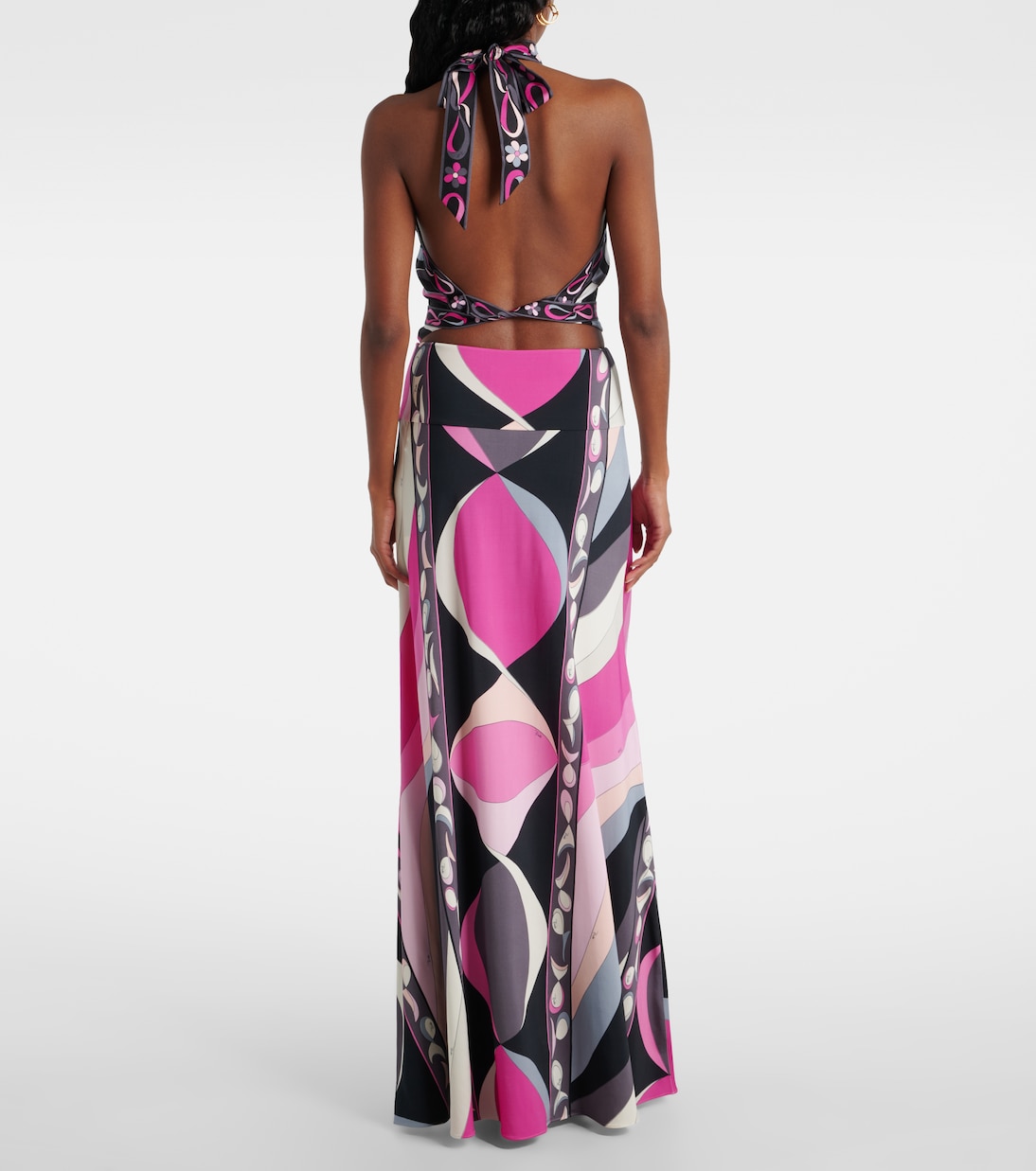Gonna lunga Marmo in jersey | Pucci