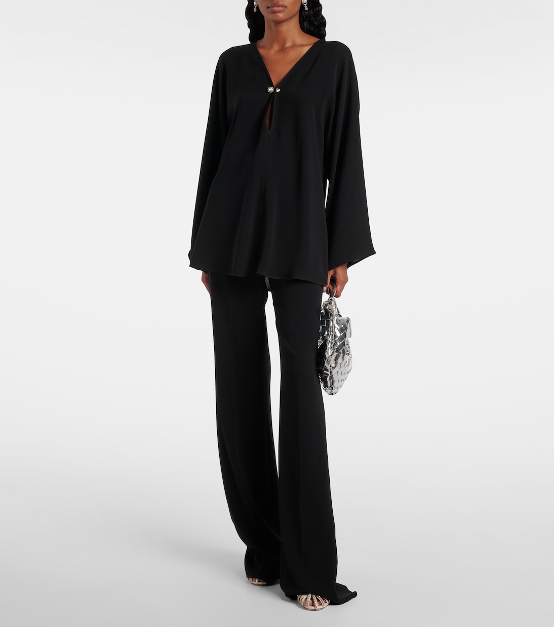 Pantaloni regular Cosmo in cady | Max Mara