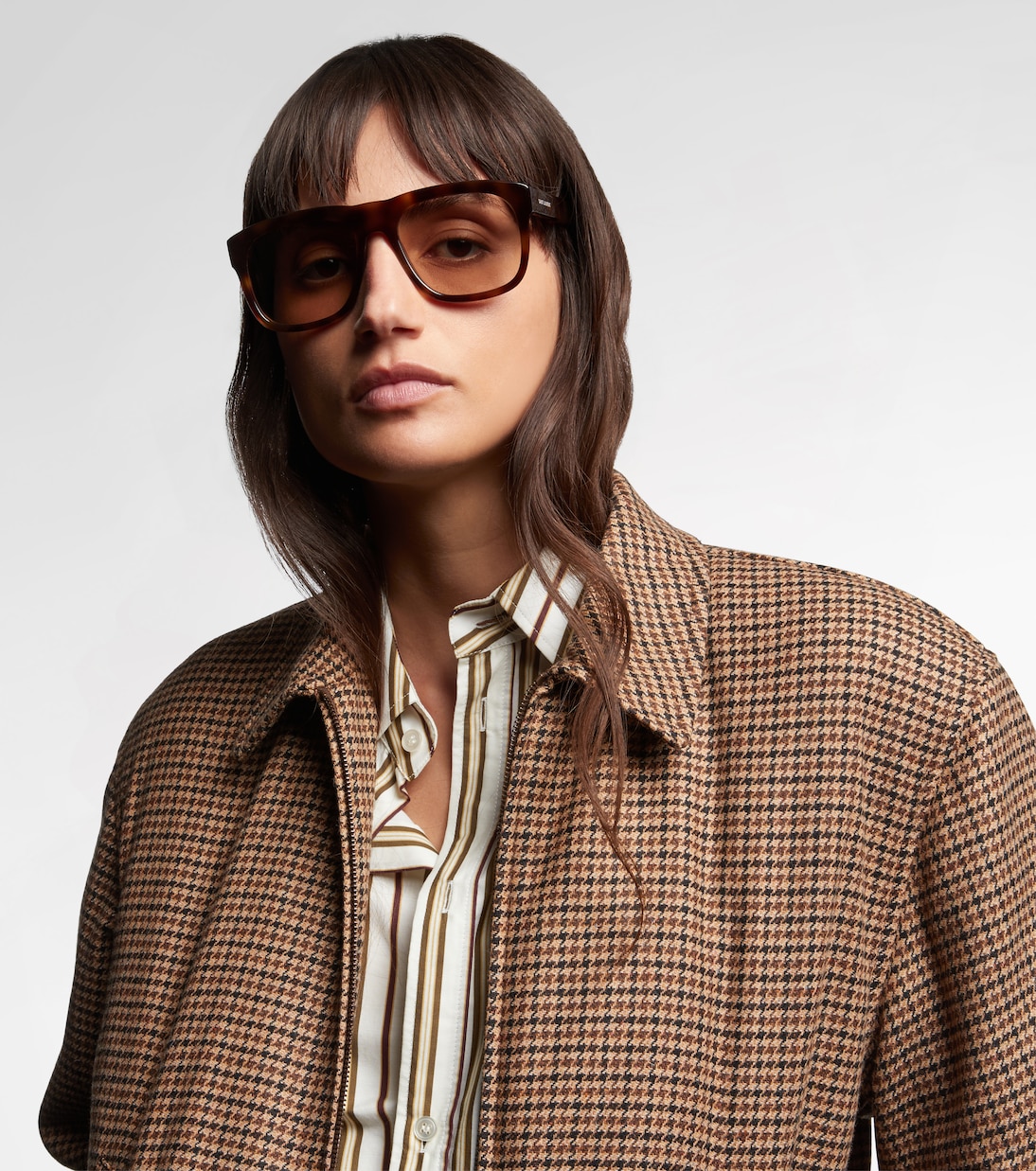 Lunettes de soleil SL 558 carrées | Saint Laurent