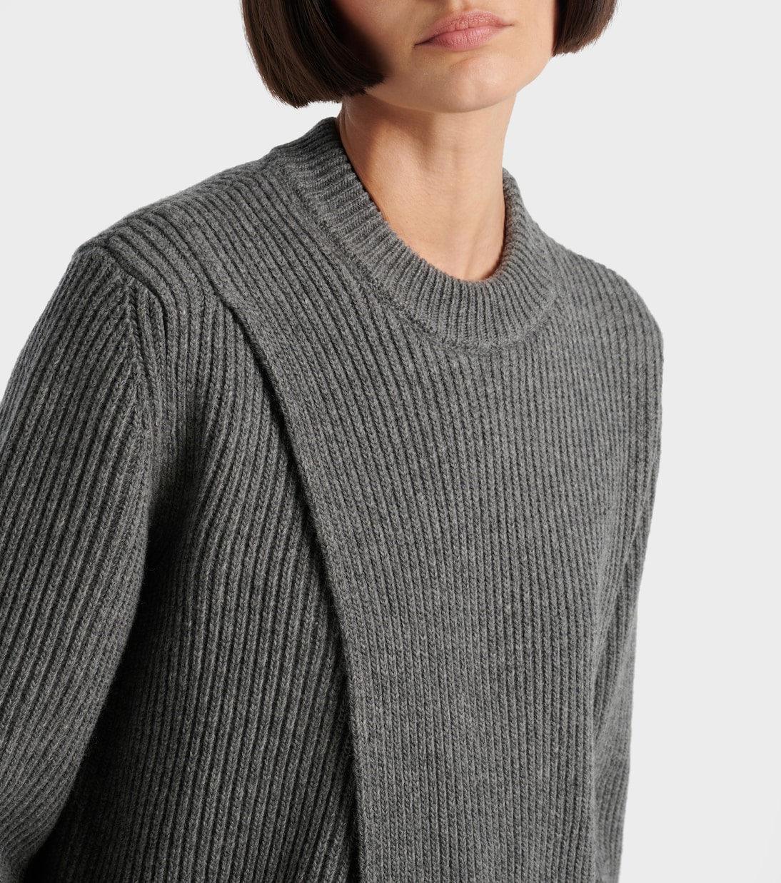 Pulloverkleid aus Rippstrick | Jil Sander