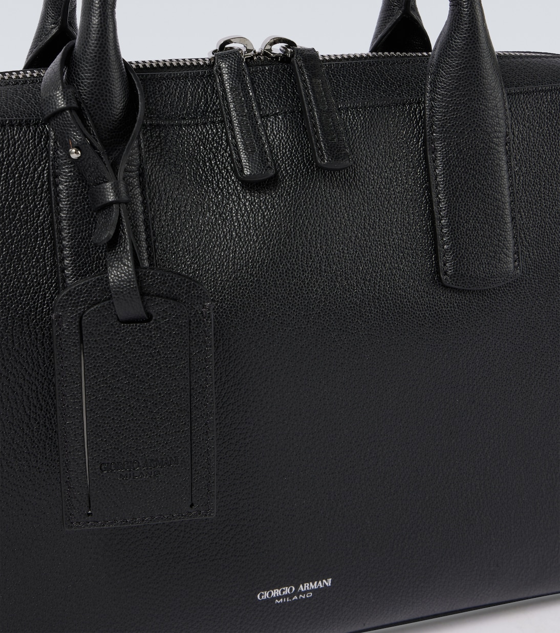 Leather briefcase | Giorgio Armani