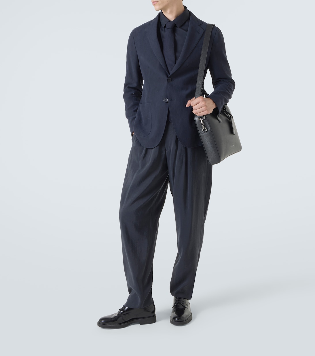 Leather briefcase | Giorgio Armani