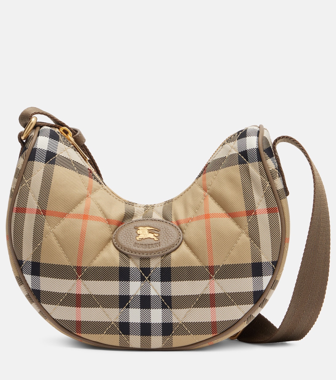 Horseshoe Small Check crossbody bag | Burberry