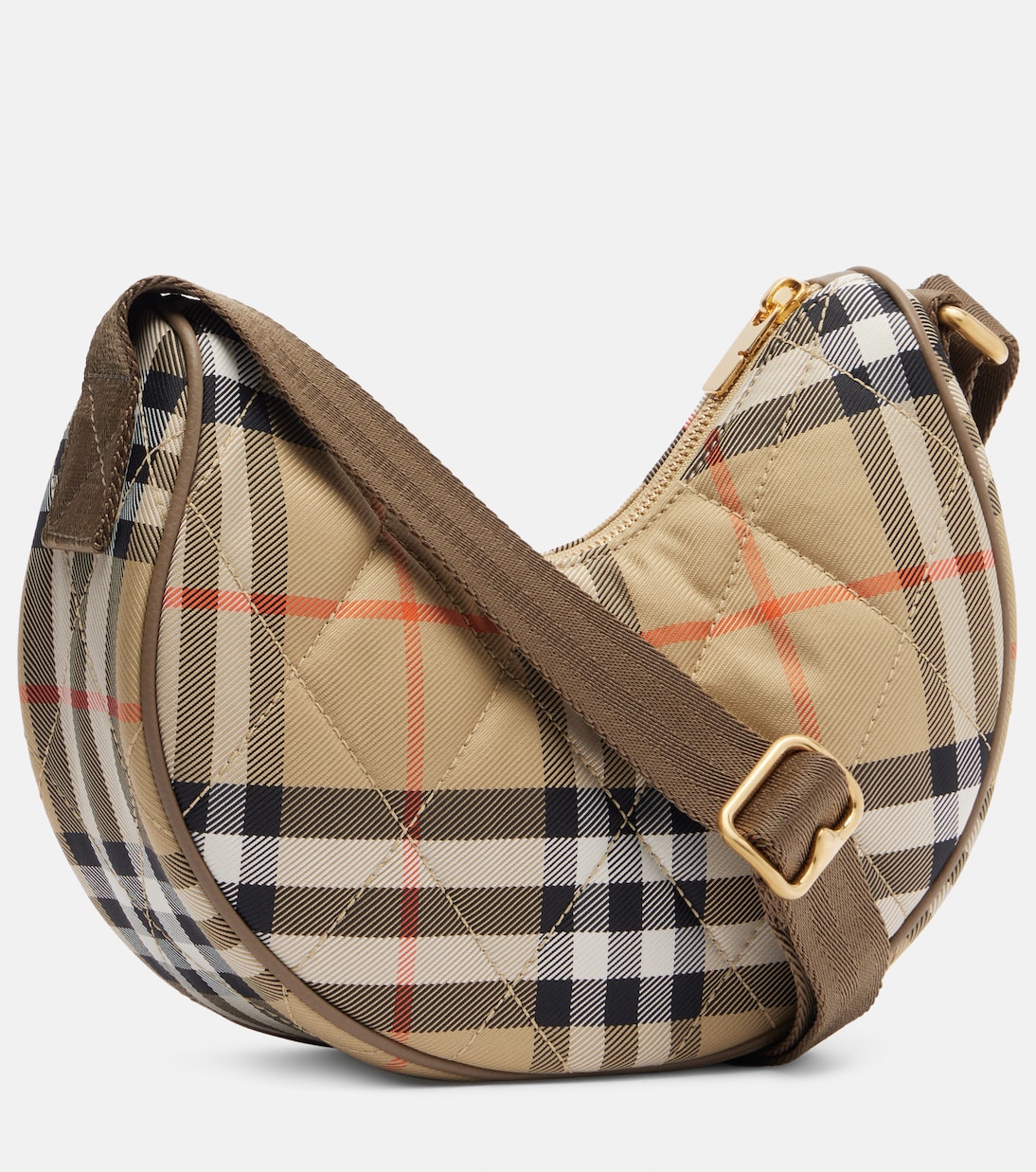 Horseshoe Small Check crossbody bag | Burberry