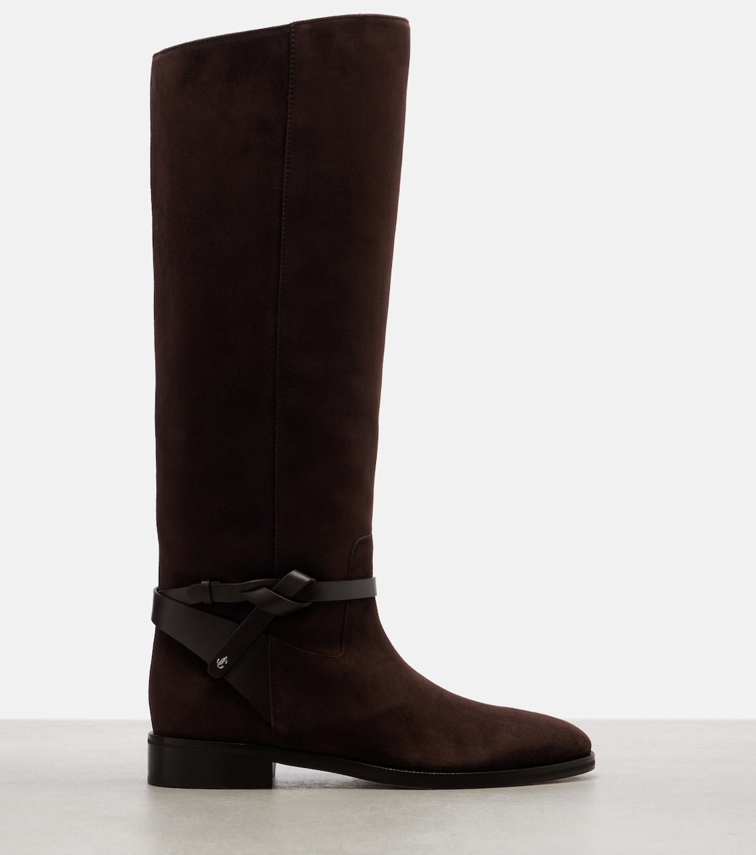 Stiefel Low Lawton aus Veloursleder | Jimmy Choo