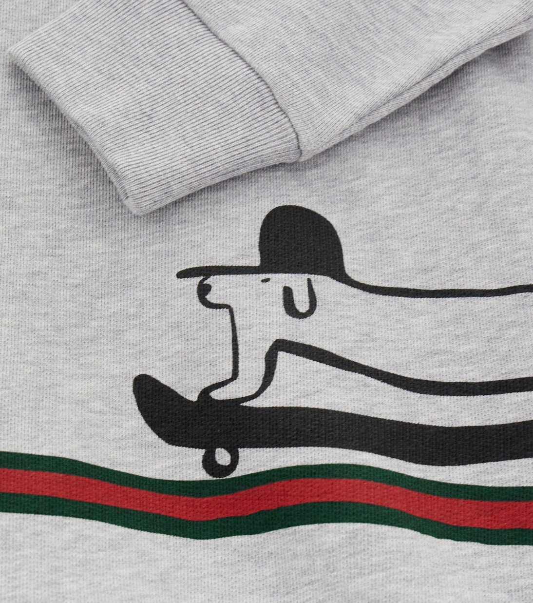 x Euan Roberts printed cotton fleece sweatshirt | Gucci Kids