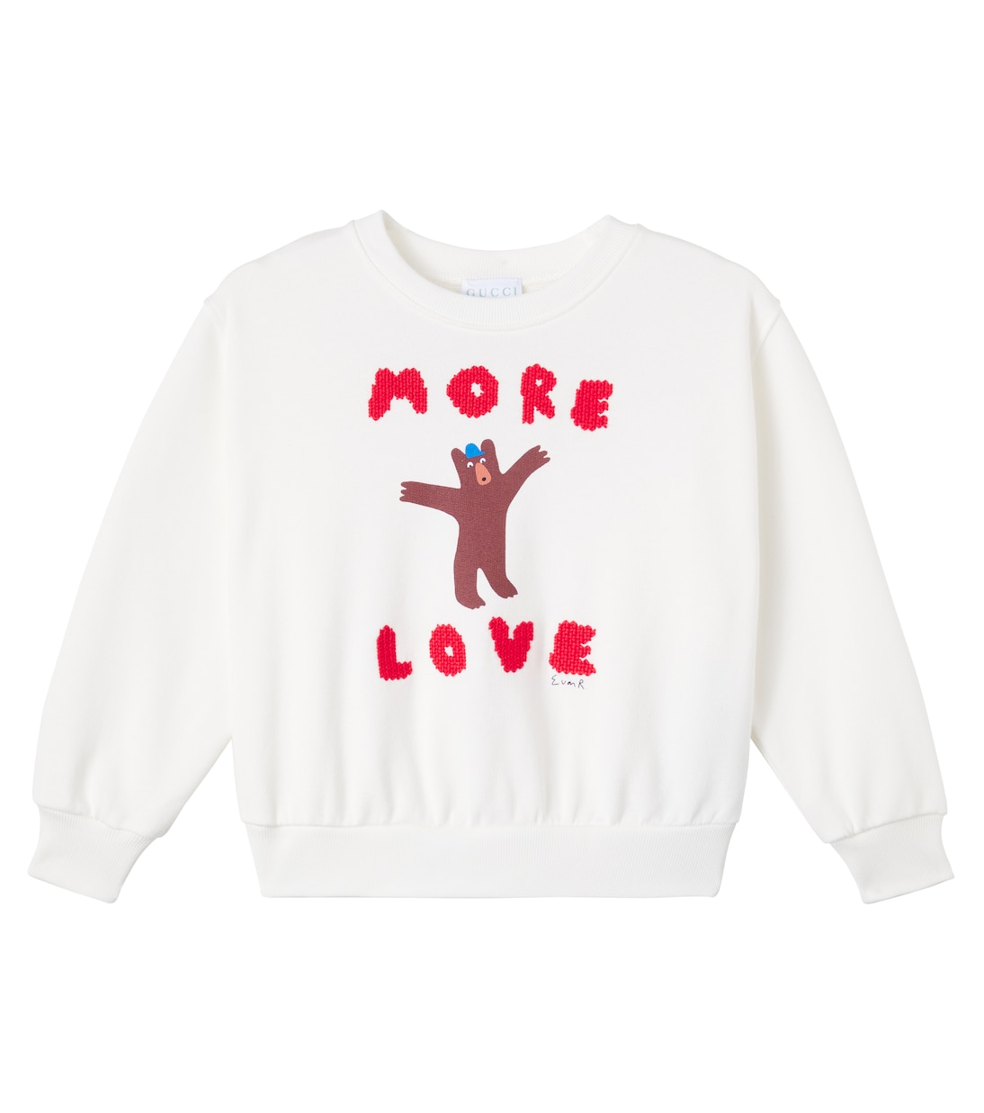 X Euan Roberts – Sweat-shirt brodé en coton | Gucci Kids