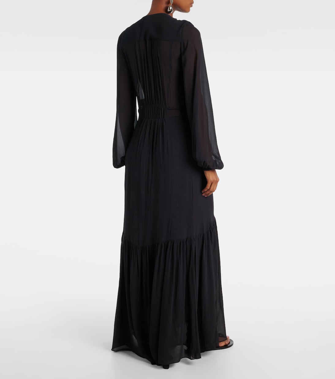 فستان طويل بدرزات شيرد Briane | Marant Etoile