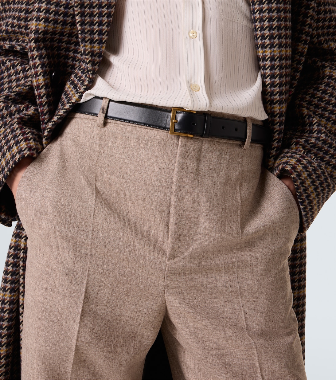 Vadim leather belt | Saint Laurent