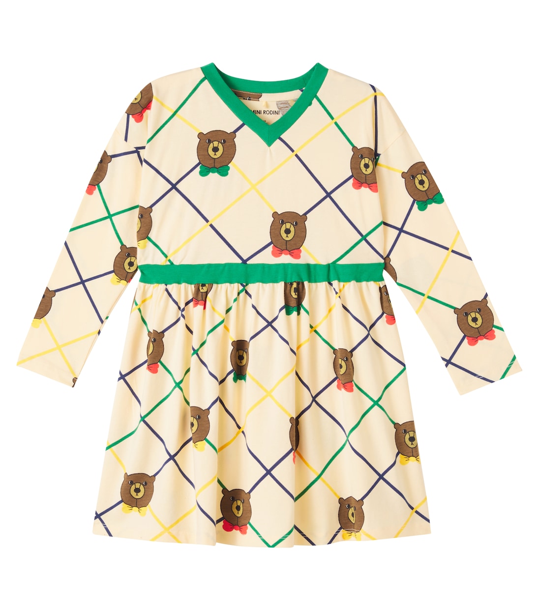 Vestido de jersey en mezcla de algodón | Mini Rodini