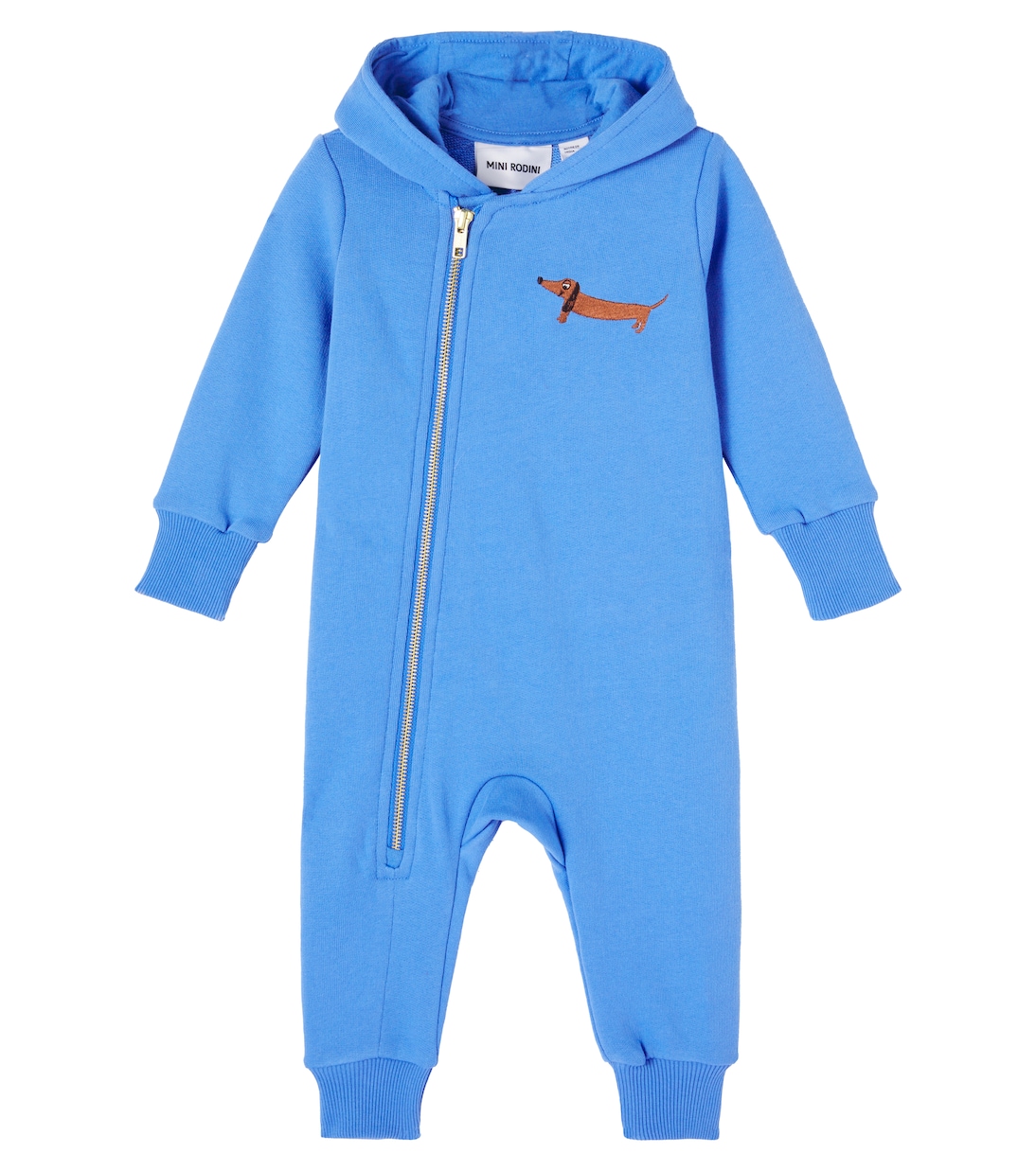 Baby Bestickter Strampler aus Baumwolle | Mini Rodini
