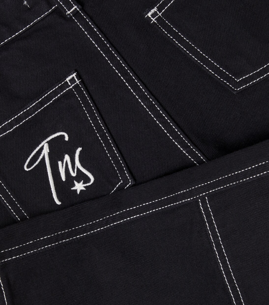 Besticktes Wide-Leg Jeans Yaiza | The New Society