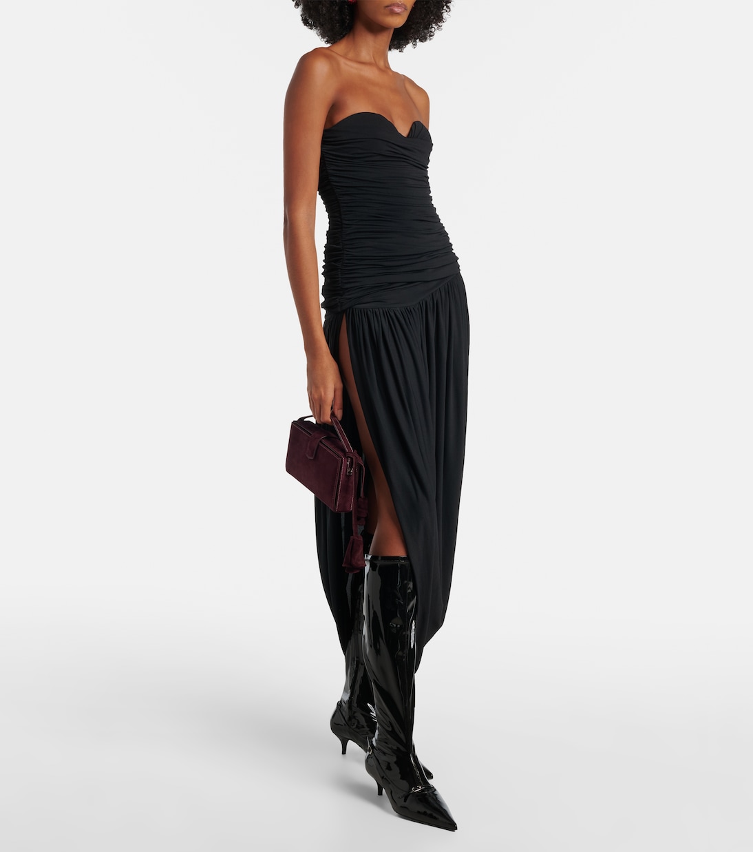 Patent leather knee-high boots  | Magda Butrym