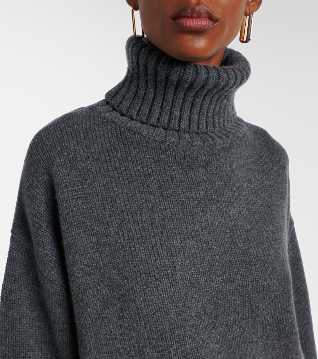 Jersey de cuello alto N° 434 Crop Xtra | Extreme Cashmere