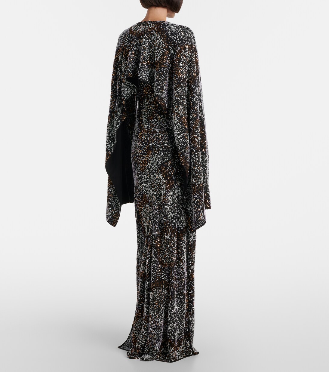 Embellished caped gown | Rabanne