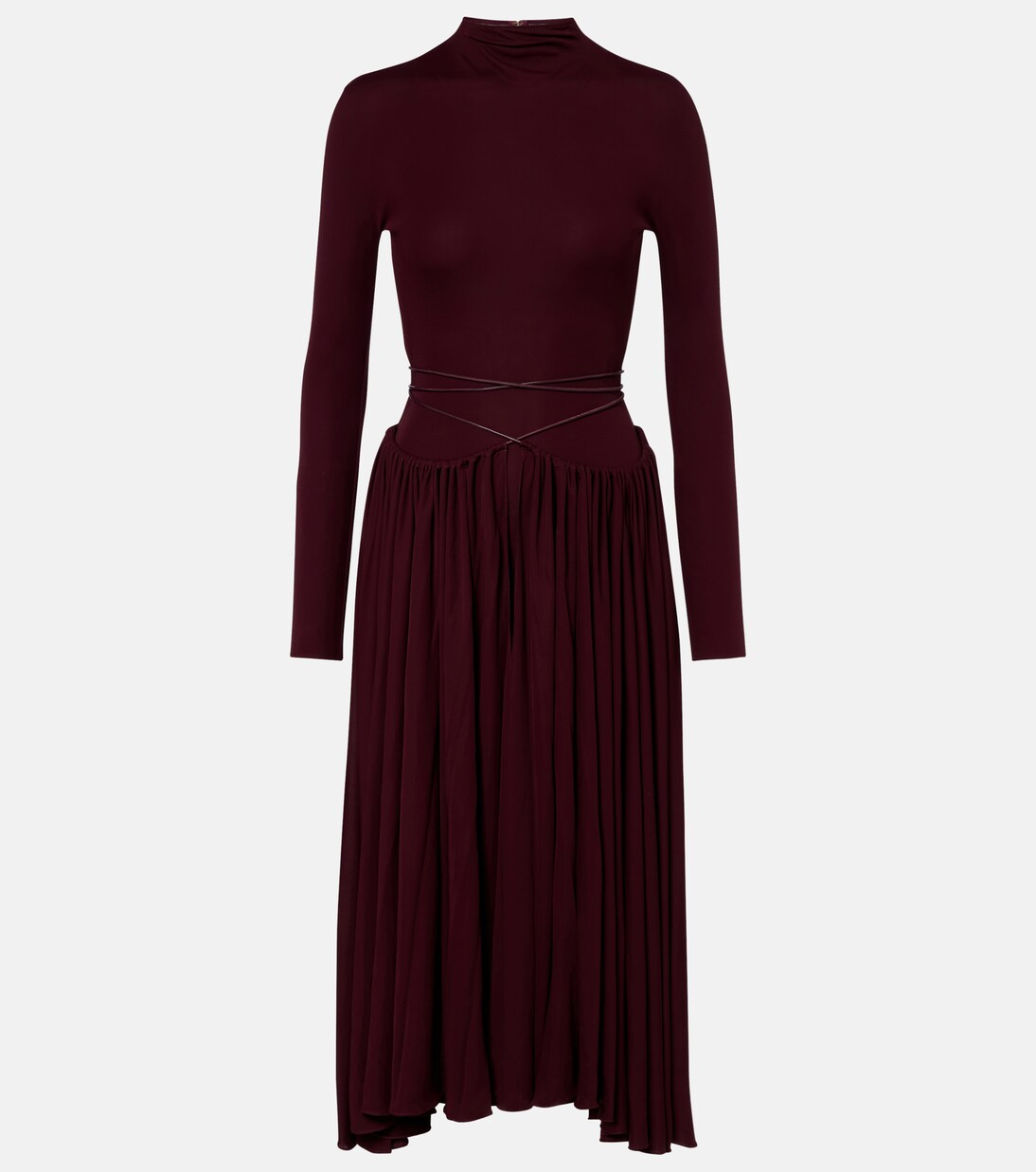 Gathered midi dress | Alaïa